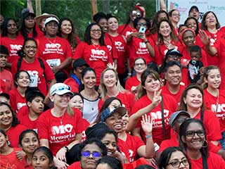 Memorial In the community heart walk