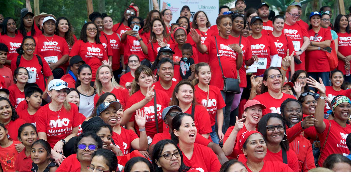 Memorial in the community Heart walk